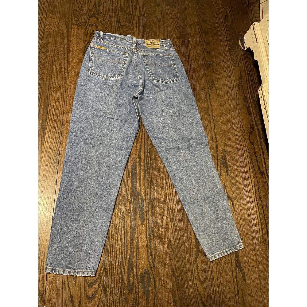 Jordache Light Wash Jeans Vintage Blue Women's Sz 13/14 100% Cotton High Waist - Picture 7 of 9